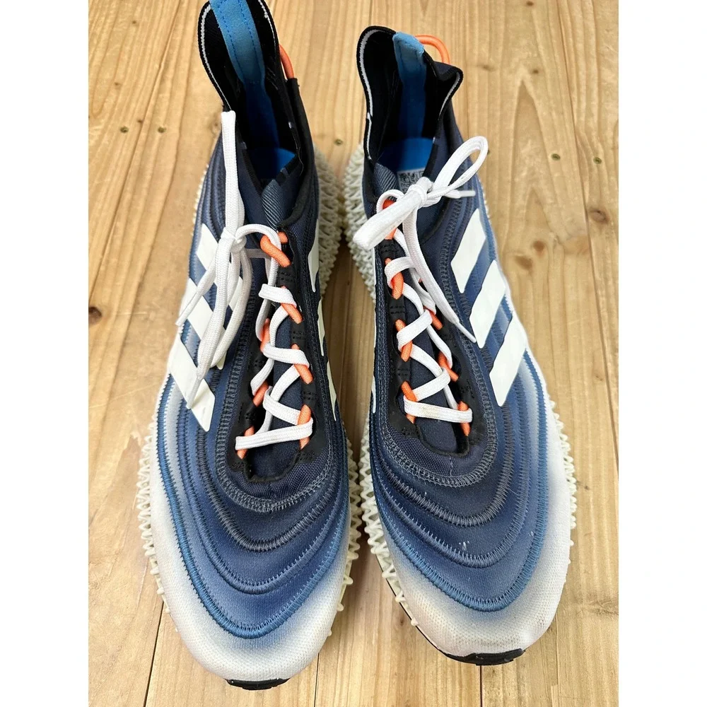 Adidas 4DFWD x Parley Blue White Orange 3D Printed Running Shoes Mens 14 - Picture 2 of 7